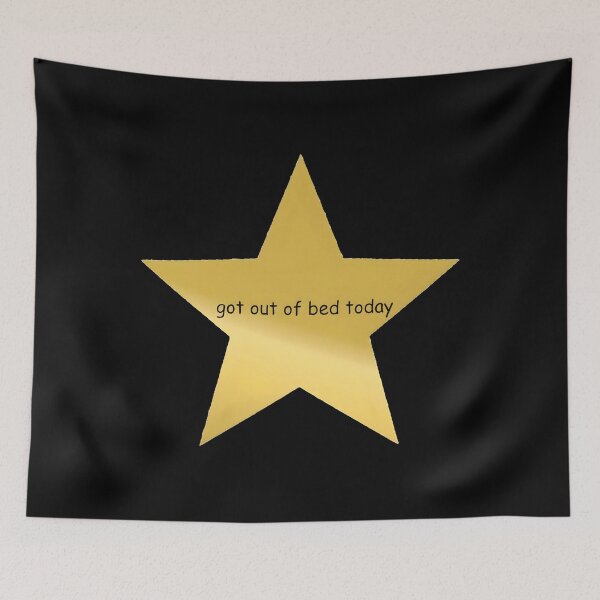 Item preview, Got Out Of Bed Today Gold Star designed and sold by SaulSalinas.