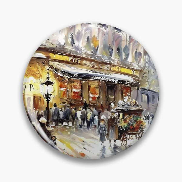 Item preview, Café de la Paix and the Opéra Garnier, Paris - 16 designed and sold by artdesignsnow.