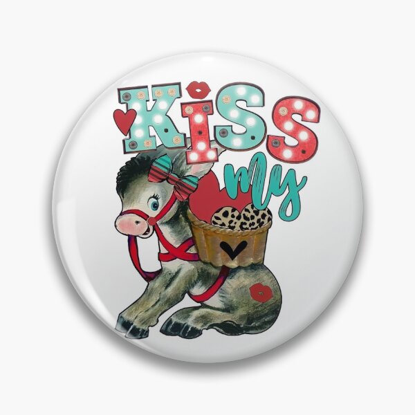 Item preview, Kiss my Donkey designed and sold by The-Craft-Cabin.
