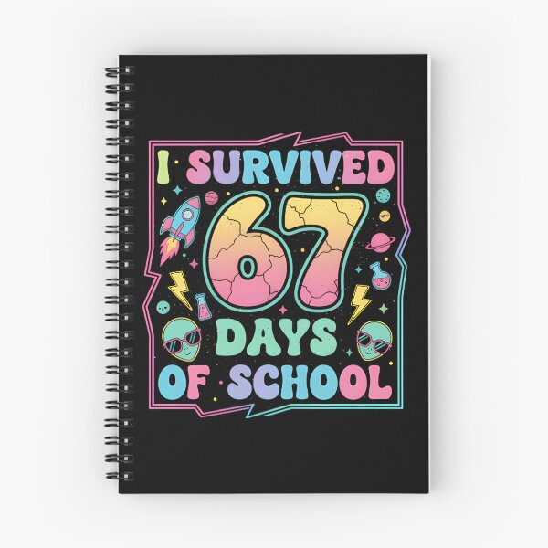Item preview, 67 of Teacher Classic Student Funny Meme I Days 67 Survived School designed and sold by SteveSaccoro.