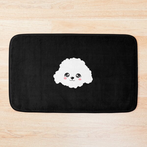 Item preview, Cute Waving Bichon Frise Cartoon - Fluffy Dog Sticker (Kawaii Puppy Art) designed and sold by TiaChintya.