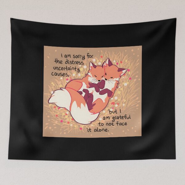 Item preview, Grateful Fox Flower Cuddles designed and sold by SaulSalinas.