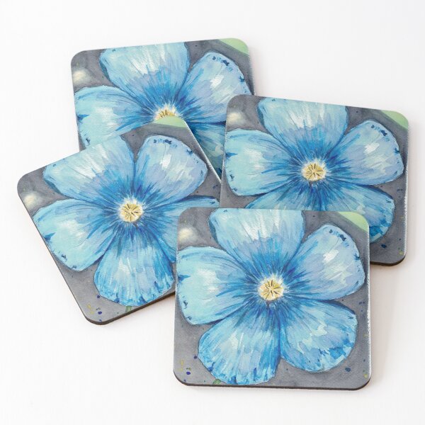 Item preview,  Morning Blues Watercolor Painting designed and sold by EasyPrints337.