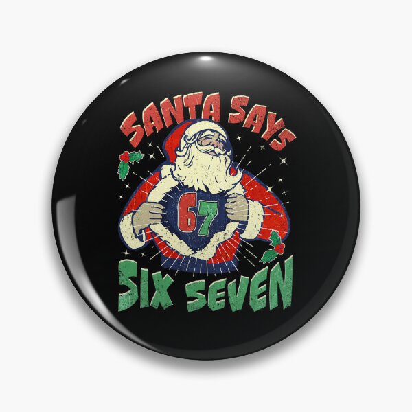 Item preview, Happy Says Seven Six Santa Retro Holiday Bruh Claus Santa designed and sold by ChadnoSmith.