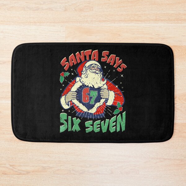 Item preview, Happy Says Seven Six Santa Retro Holiday Bruh Claus Santa designed and sold by ChadnoSmith.