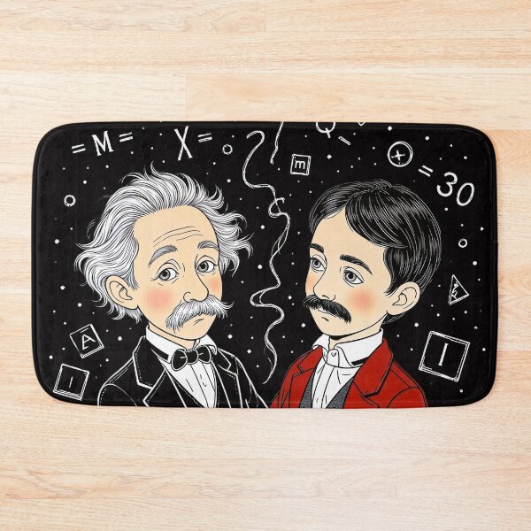 Item preview, Einstein & Tesla: Battle of Brilliant Minds designed and sold by Dark-Circuit-Haven.