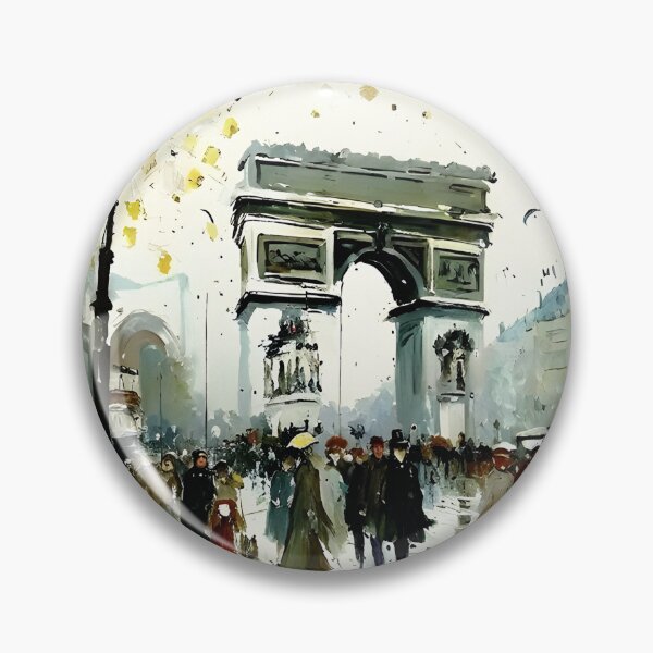 Item preview, Champs-Élysée: Parisian Lights and Carriages Along the Grand Boulevard - 01 designed and sold by artdesignsnow.