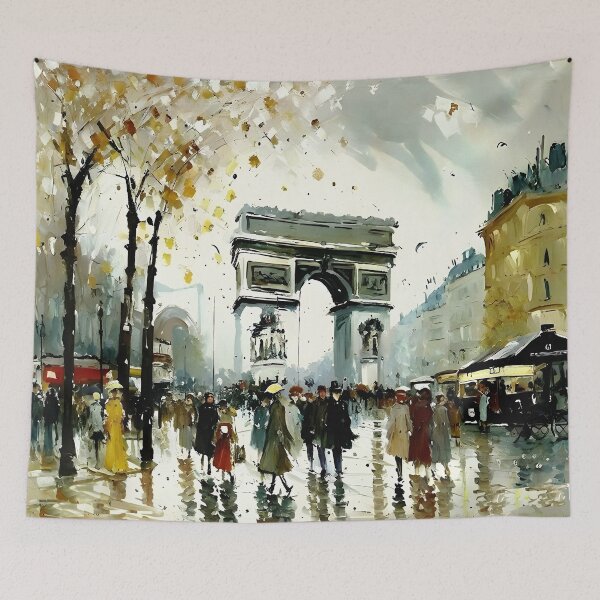Item preview, Champs-Élysée: Parisian Lights and Carriages Along the Grand Boulevard - 01 designed and sold by artdesignsnow.