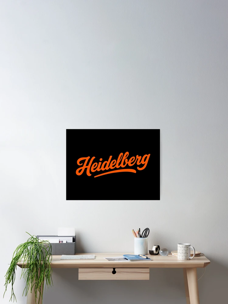Thumbnail 2 of 3, Poster, Heidelberg Script Lettering Design designed and sold by Boogosh.