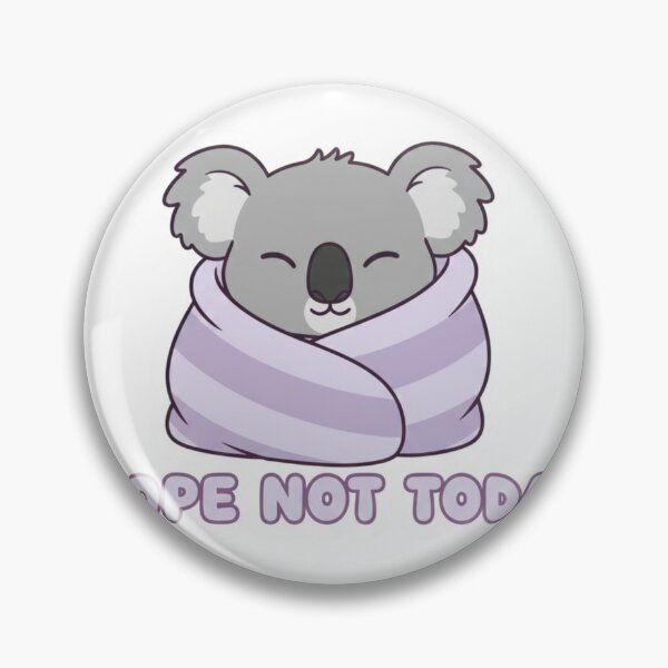 Item preview, Nope Not Today Koala - Funny Lazy & Cozy Sleep Meme designed and sold by GeniePixel.