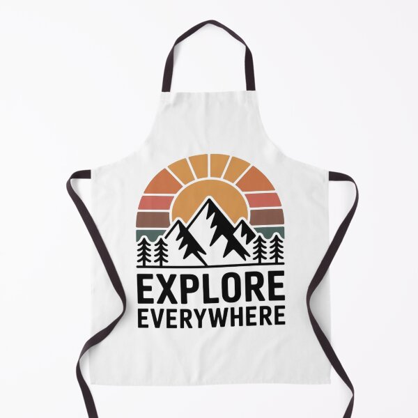 Artikelvorschau, Explore Everywhere – Retro Sunset Mountain Adventure entworfen und verkauft von janbo93.