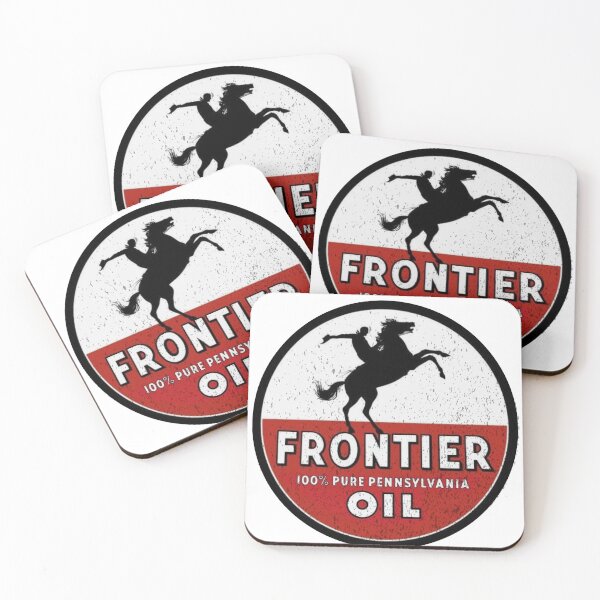 Item preview, Vintage Frontier Oil Design – Retro Western Gasoline Style Artwork designed and sold by grw1974.