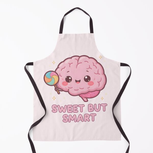 Item preview, “Sweet But Smart” Kawaii Brain with Lollipop – Cute Pastel Nerdy Aesthetic Design designed and sold by PureBrain.