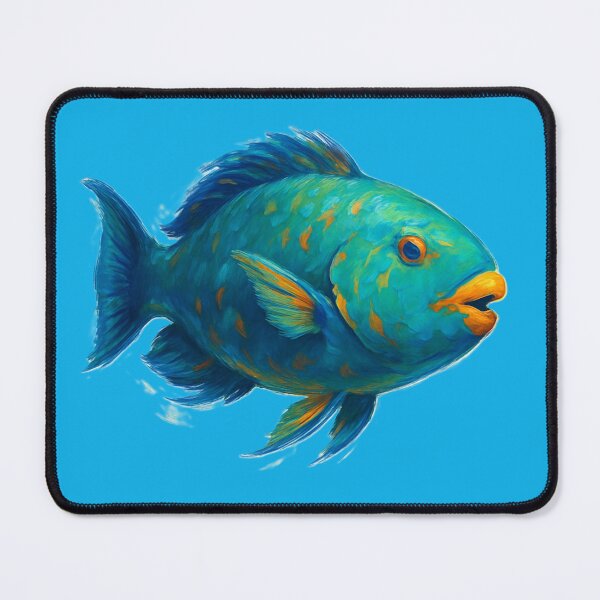 Item preview, Rainbow Parrotfish Splash designed and sold by TheJoyfulPen.