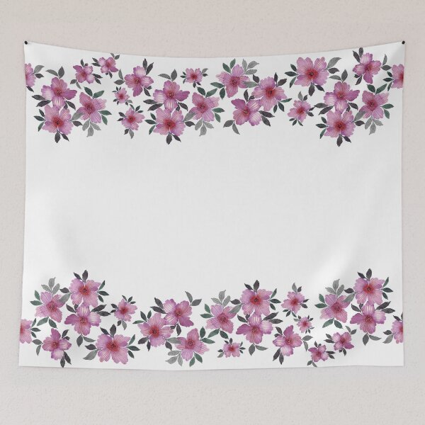 Item preview, Three Big Purple Flowers designed and sold by Orly Fuchs Galchen.