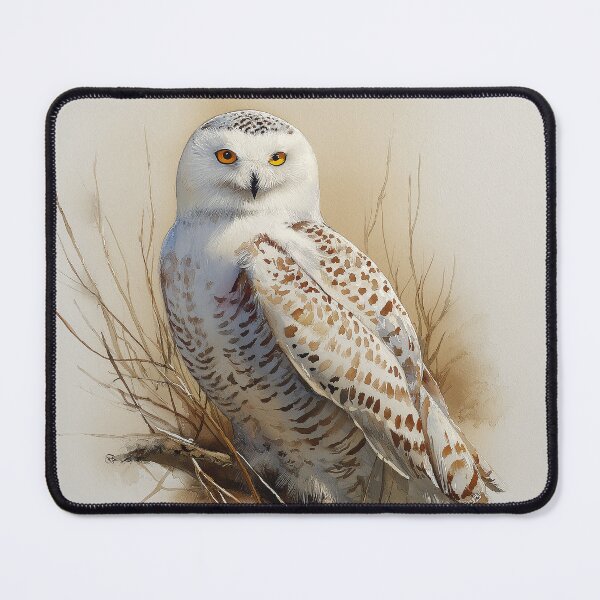 Item preview, Snowy Owl Resting on Branch designed and sold by laurashawart.
