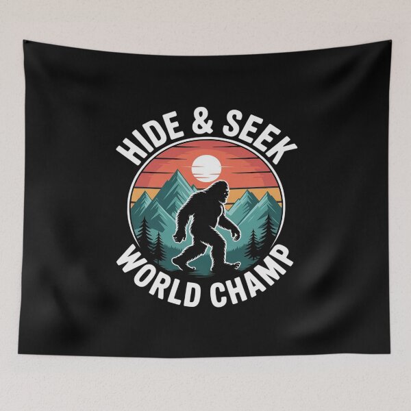 Item preview, Bigfoot Hide and Seek World Champ Sasquatch Silhouette  designed and sold by BeetleMalon.