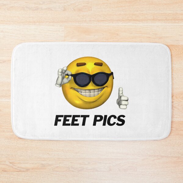 Item preview, Feet Pics Funny Yellow Emoji Memes designed and sold by vance-nicholson.