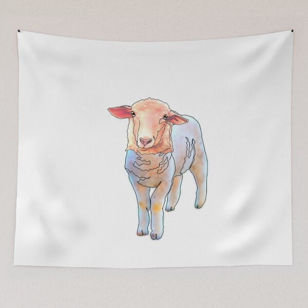 Item preview, Cindy the Sheep in a Sheep Hat – animalzinhats designed and sold by Ashley’sAnimalz.