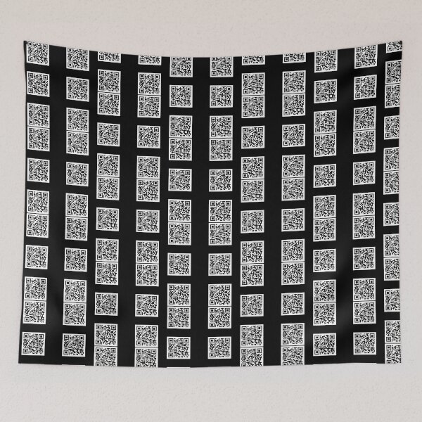 Item preview, Set 6X Pieces Rickroll Qr Code For Pranks designed and sold by vance-nicholson.