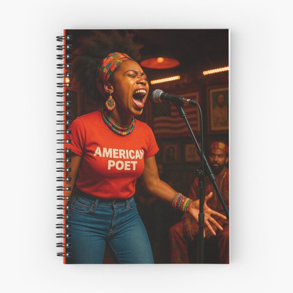 Item preview, American Poet Afrocentric Woman designed and sold by Antuan Simmons.