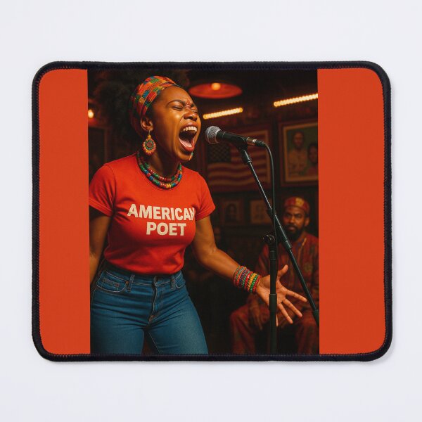 Item preview, American Poet Afrocentric Woman designed and sold by Antuan Simmons.