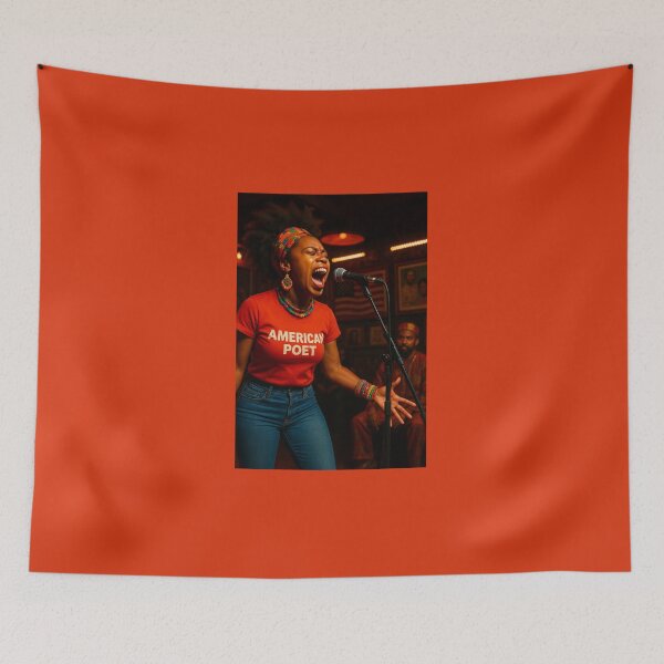 Item preview, American Poet Afrocentric Woman designed and sold by Antuan Simmons.