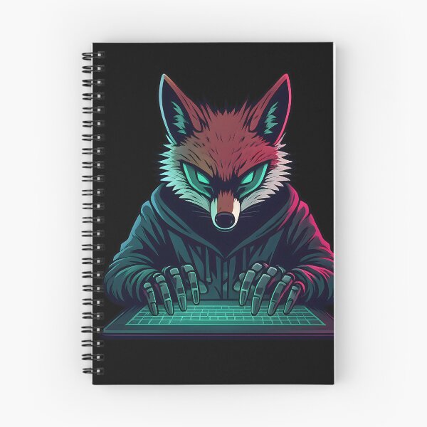 Item preview, Cyber Fox Hacker Mascot Illustration designed and sold by SoulenCify.