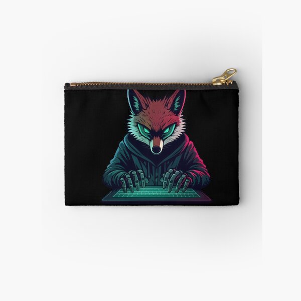 Item preview, Cyber Fox Hacker Mascot Illustration designed and sold by SoulenCify.
