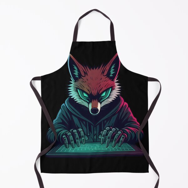 Item preview, Cyber Fox Hacker Mascot Illustration designed and sold by SoulenCify.