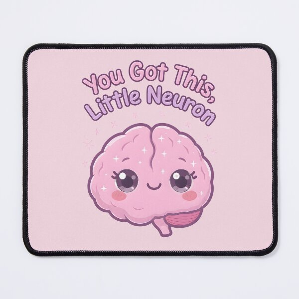 Item preview, “You Got This, Little Neuron” Cute Kawaii Brain – Pastel Motivational Neuro Aesthetic Design designed and sold by PureBrain.