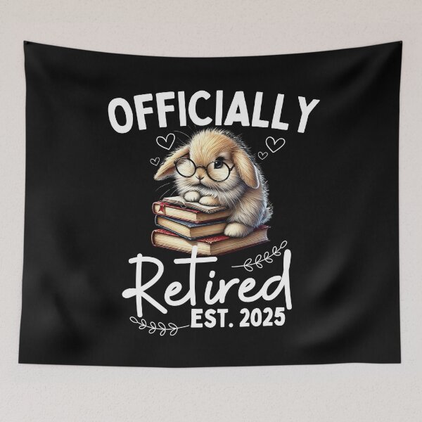 Item preview, Officially Retired Est.2025 Cute Bunny Lover designed and sold by thebest-2studio.
