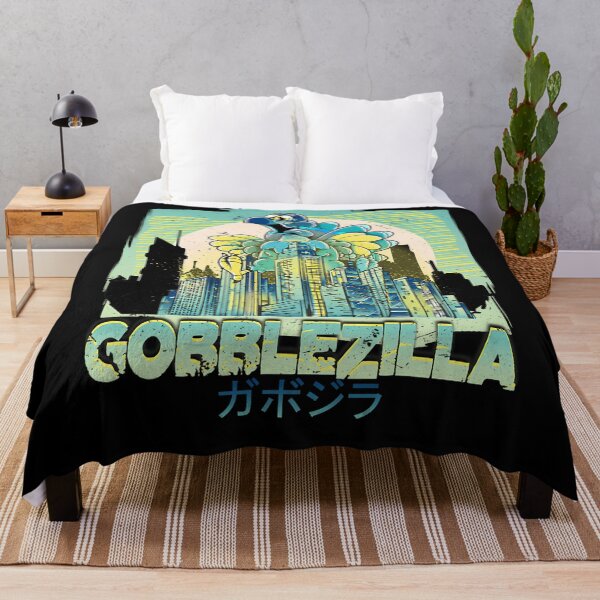 Item preview, Gobblezilla Thanksgiving Funny Retro Quote Style Humor Happy designed and sold by nguyenconguan80.