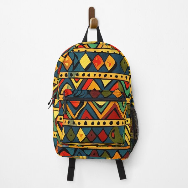 Item preview, African-Style Red, Yellow, And Green Geometric Pattern designed and sold by DEC02.