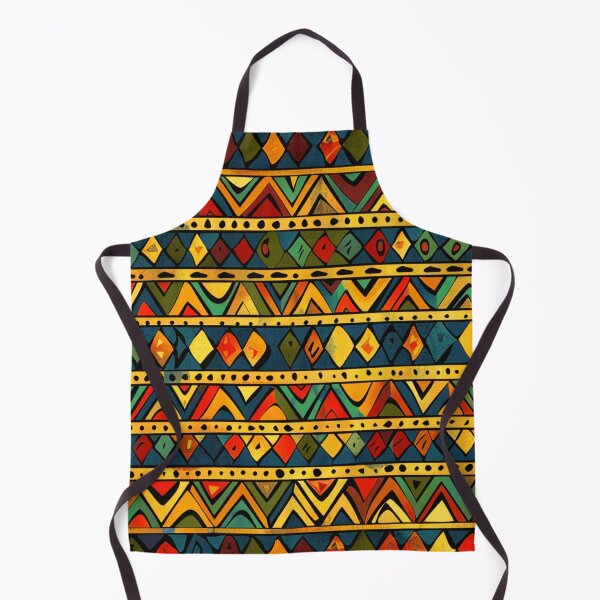 Item preview, African-Style Red, Yellow, And Green Geometric Pattern designed and sold by DEC02.