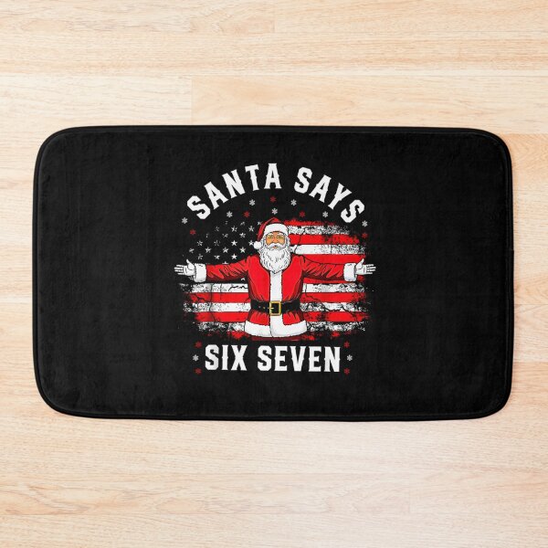 Item preview, Santa Six Holiday Happy Claus Seven Santa Bruh Says Retro designed and sold by ChadnoSmith.