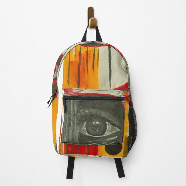 Item preview, Abstract Expressionist Woman Portrait – Red and Yellow Bauhaus Style designed and sold by Retro Art Printings.