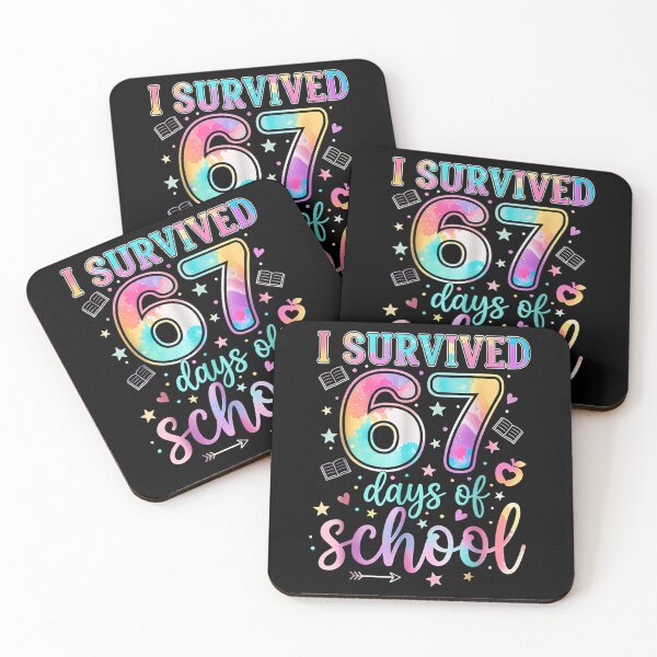 Item preview, Meme clásico divertido de la escuela I 67 Maestro sobrevivió los días 67 del estudiante designed and sold by SteveSaccoro.