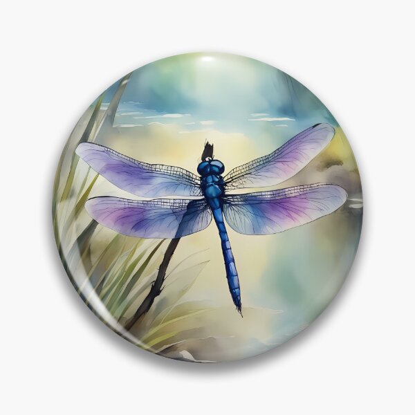 Item preview, Purple and Blue Dragonfly designed and sold by CalmnessbyChoice.