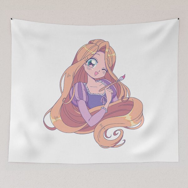 Item preview, Disney Tangled Cute Rapunzel Manga Version Chest Portrait  designed and sold by bellaruqsaam6.