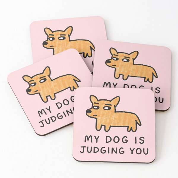 Item preview, My Dog Is Judging You Cartoon Pet Attitude Design designed and sold by SplashTastic.