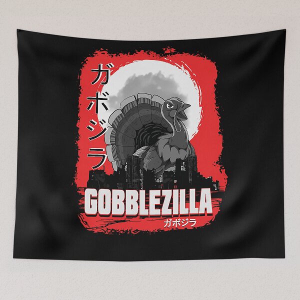 Item preview, Happy Retro Thanksgiving Humor Gobblezilla Quote Style Funny designed and sold by nguyenconguan80.