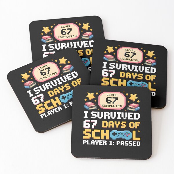 Item preview, Days Classic Funny School of 67 Survived 67 I Student Meme Teacher designed and sold by SteveSaccoro.