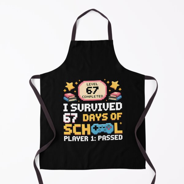 Item preview, Days Classic Funny School of 67 Survived 67 I Student Meme Teacher designed and sold by SteveSaccoro.