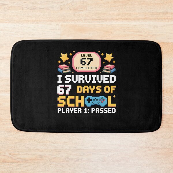 Item preview, Days Classic Funny School of 67 Survived 67 I Student Meme Teacher designed and sold by SteveSaccoro.
