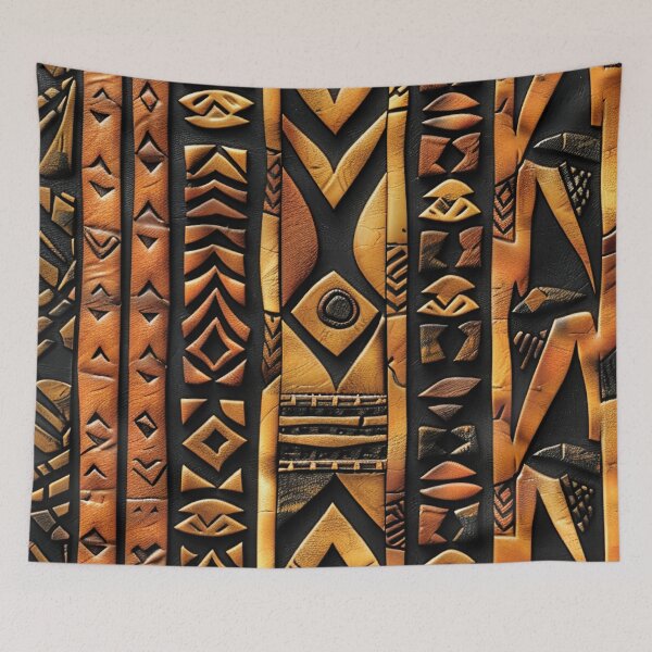 Item preview, African-Inspired Golden And (Faux) Coppery Hues Pattern designed and sold by DEC02.