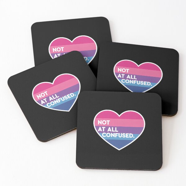 Item preview,  Bisexual Pride Not Confused Bi Pride Bi Colors Heart  designed and sold by Zephyr6Dragon.