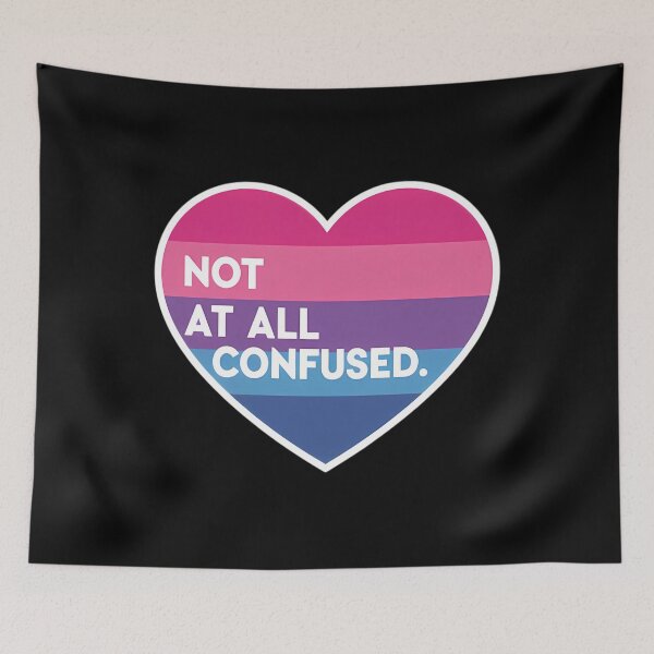 Item preview,  Bisexual Pride Not Confused Bi Pride Bi Colors Heart  designed and sold by Zephyr6Dragon.