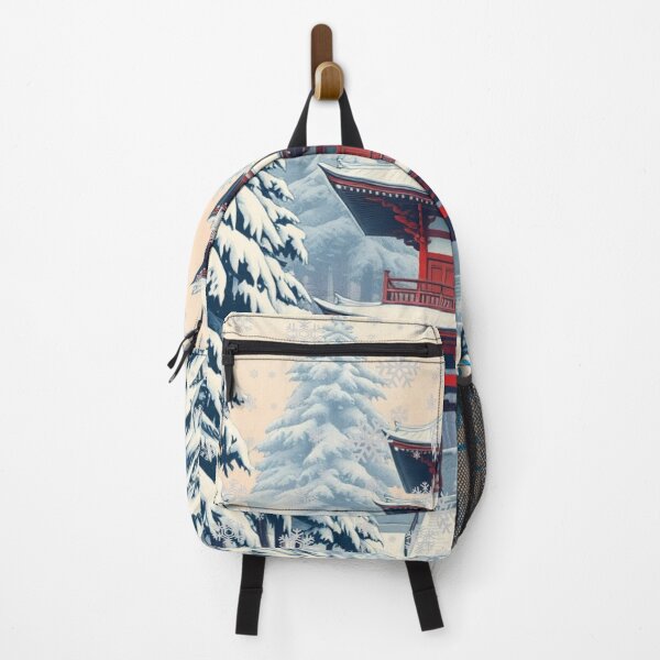 Item preview, Snowfall at the Red Torii designed and sold by Digitalhub12.
