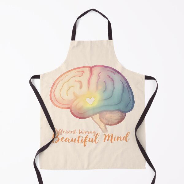 Item preview, “Different Wiring, Beautiful Mind” Pastel Brain – Inspiring Neurodiversity Acceptance Design designed and sold by PureBrain.